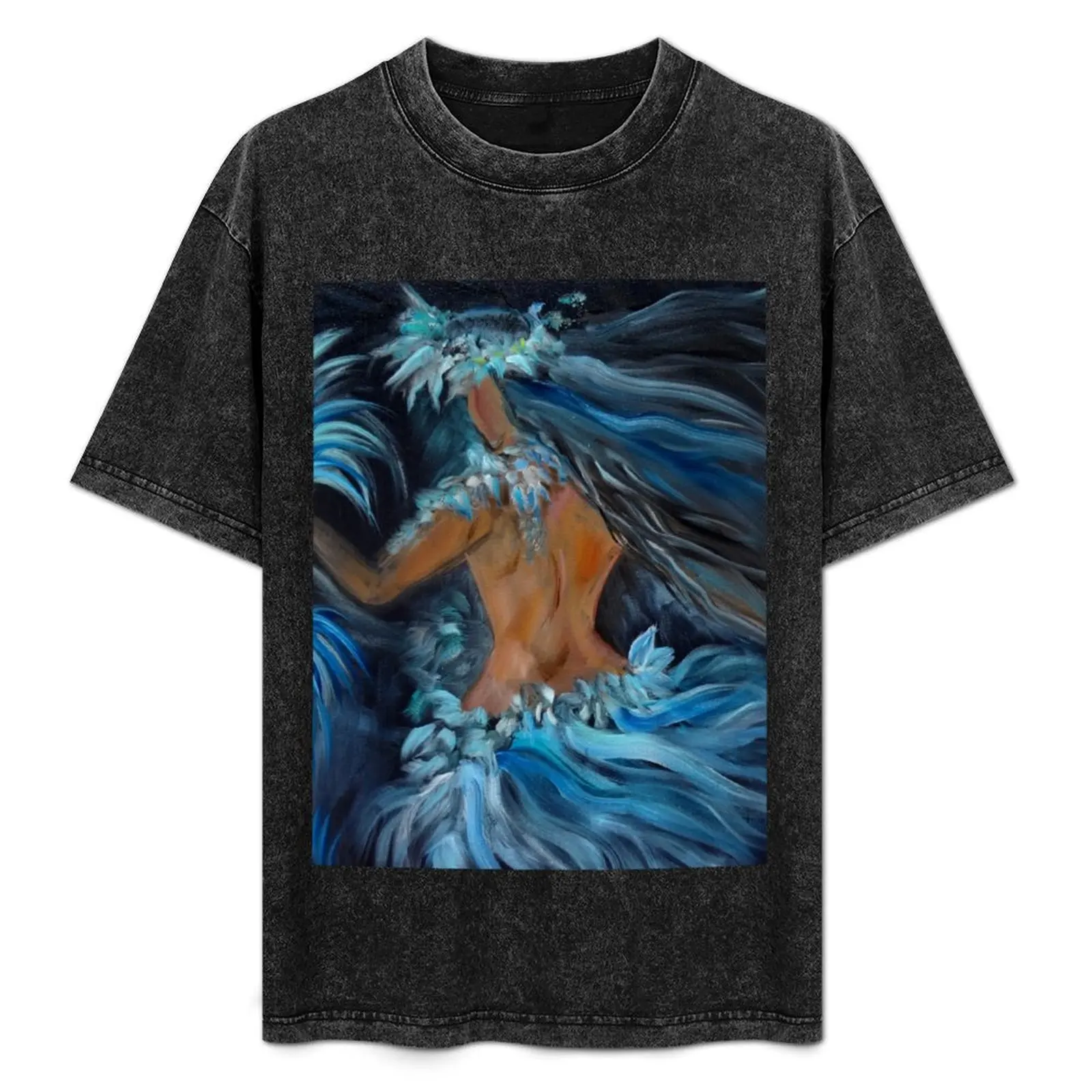 

Hula in Blue T-Shirt Lightweight Gym Training T-Shirt