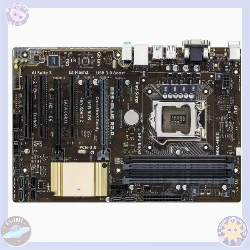 For Gigabyte ASUS H81 B85 main board Z87 Z97 large board LGA1150 pins, desktop computer main board(store code 0380)