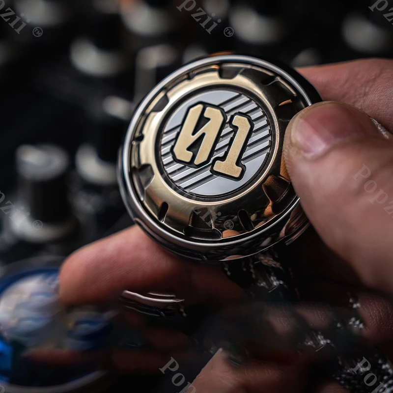 01EDC – pièce de monnaie à cliquet mécanique, Fidget Spinner, gyroscope du bout des doigts, jouet à pression, Gadgets anti-Stress au bureau, jouets d'anxiété