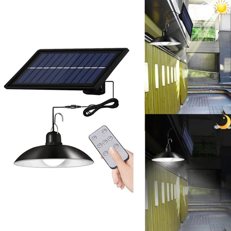 Solar Led Light Outdoor Solar Bulb Pendant Light Double Single Head Solar Lamp Outdoor Waterproof Lighting For Garden Decoration