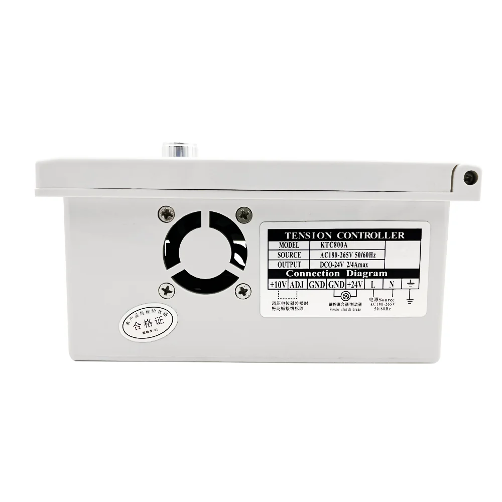 SHENGDA KTC800A 4A Manual Tension Controller High Efficiency 24V Magnetic Powder Brake Clutch Condition Used Plastic Material