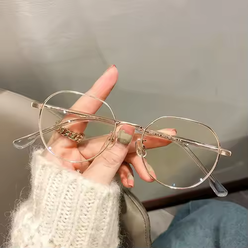 Luxury Myopia Glasses Classic Vintage Anti-blue Light Eyeglasses Women Men Minus Diopter Eyewear Prescription with 0 -0.5To -6.0 - Image 4