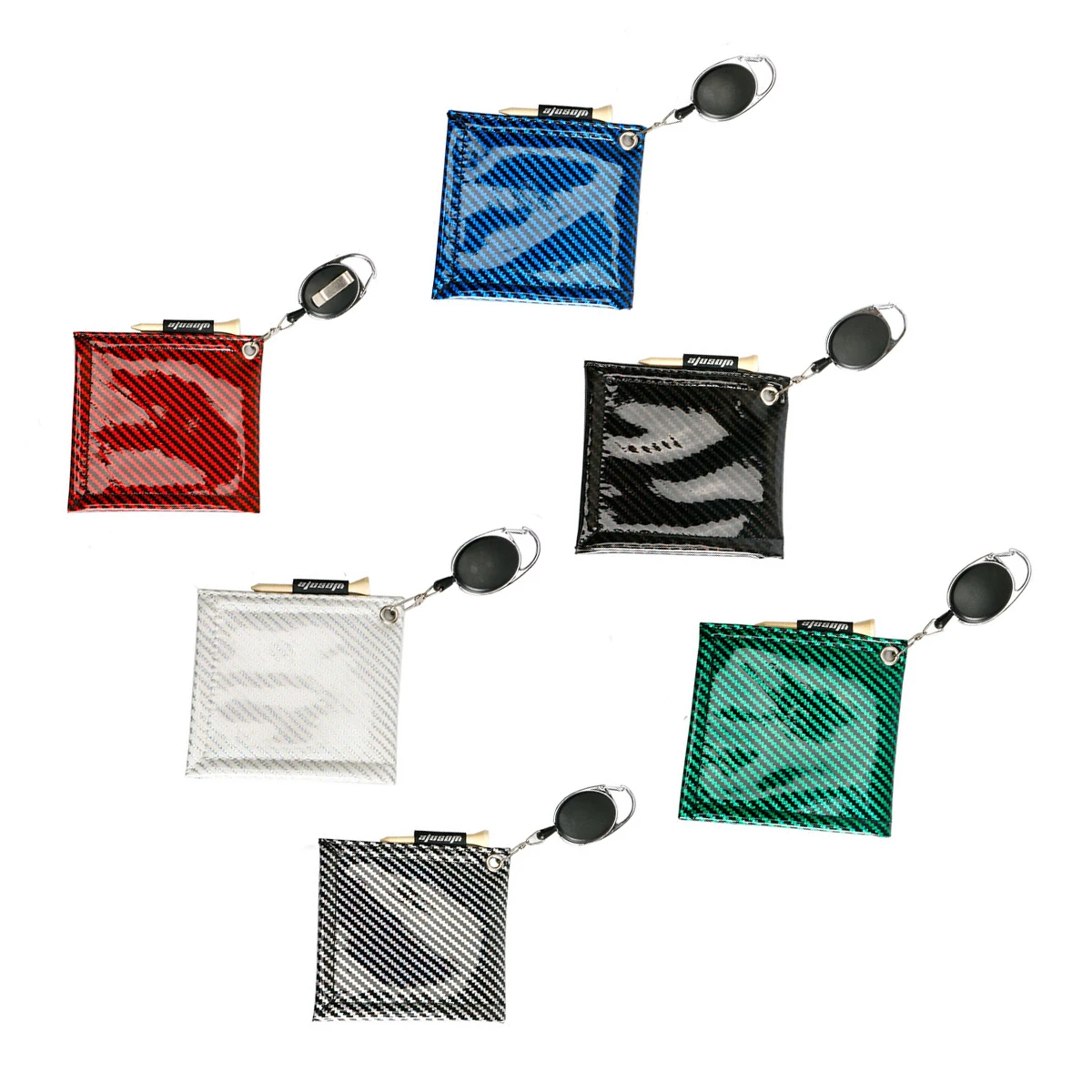 12x12cm Square Golf Ball Cleaning Towel with Carabiner Hanging Buckle Golf Club Head Cleaner Ball Wiping Cloth Outdoor Sports