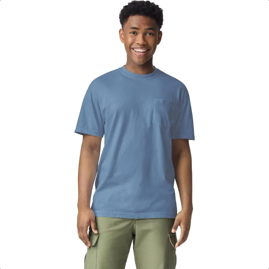 

Adult Short Sleeve Pocket Tee Style 6030