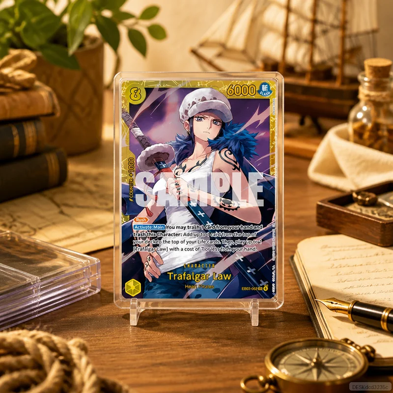 Trafalgar Law EB03-062 en DIY OPCG Collection Cards Self Made Single Card Classic Game Anime Card Gift Toy 5PCS 10PCS Set