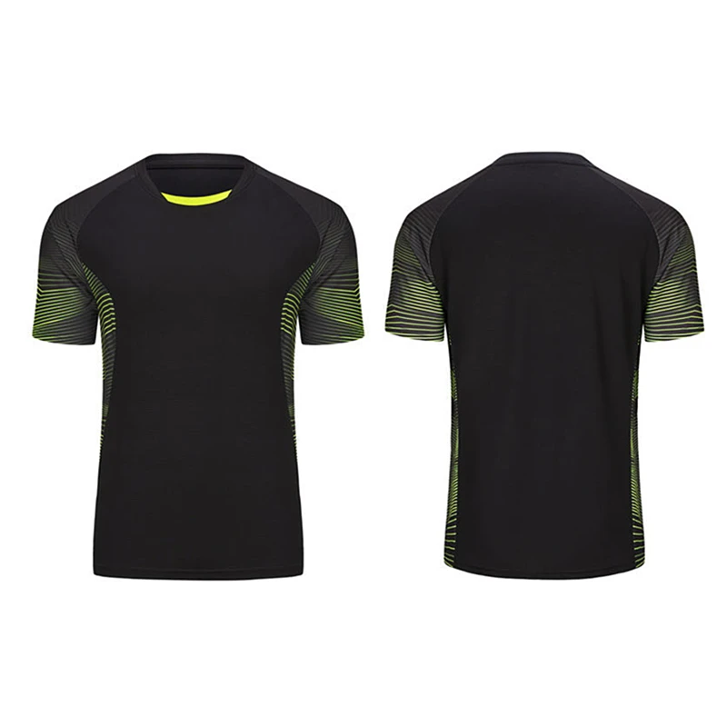 

Men Running Shirt Gym Breathable Sportshirt Training Exercise Fitness Quick Drying Short Sleeve Shirts