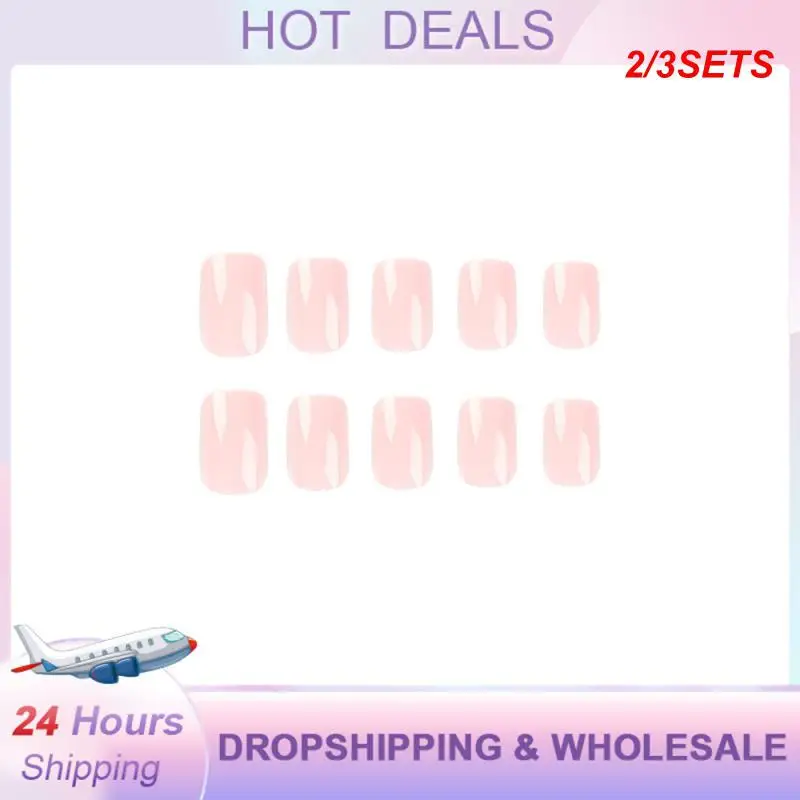 2/3SETS Long Rectangular Easy To Use Convenient Affordable Must-have Nail Accessories Unique Exclusive Nail Art Nail Stickers