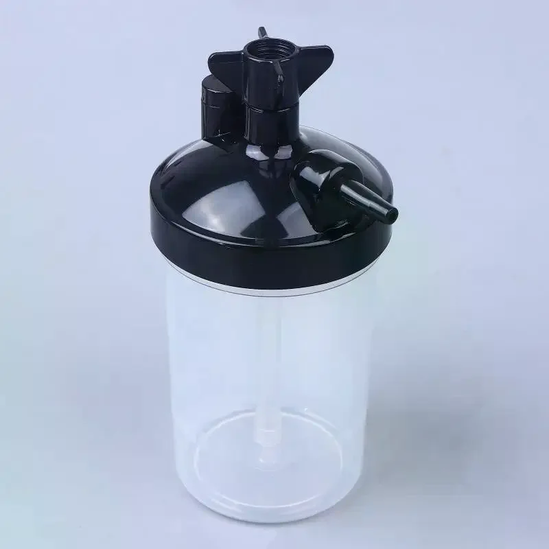 Oxygen Concentrator Humidifier Bubbler Bottle Humidity For Oxygen Concentrator With Tubing Connector Elbow