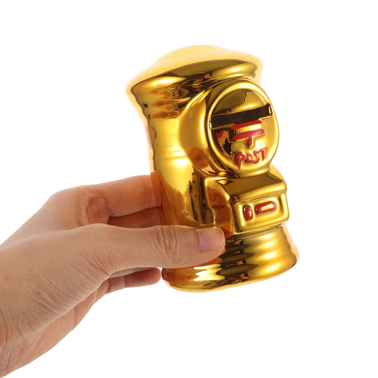 Home Decor New Year Mailbox Organisation Deposit Bottles Container Golden Desktop