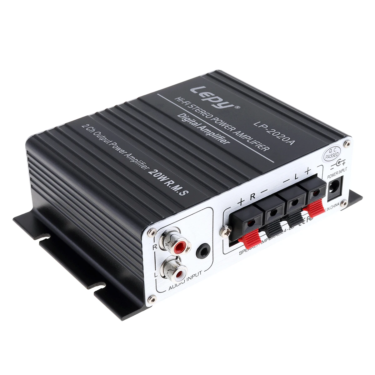 LP-2020A 20W x 2 2CH Stereo Class-D Digital Car Amplifier DC 12 - 13.5V Hi-Fi Stereo Amplifier with Over-current Protection