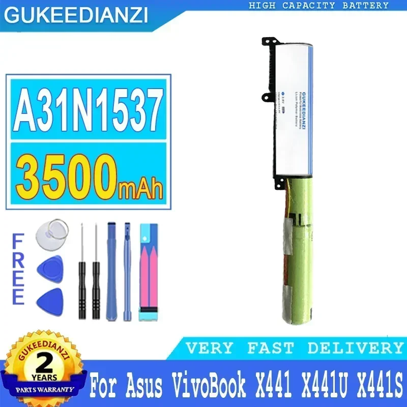 Replacement Battery A31N1537 3500mAh For Asus VivoBook X441U X441SA X441SC X441UA R414U F441U A441U A441UV R541UA  A441N R414UV