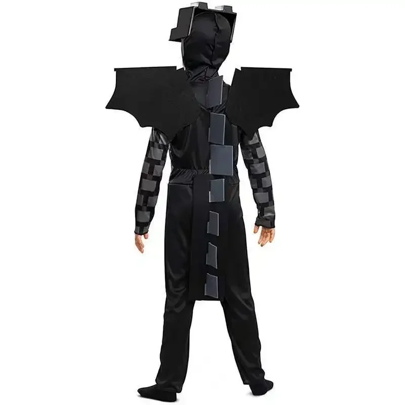 SN60 Game My 3D Jumpsuit Halloween World Cosplay Costumes Children Mine Outfit Craft Bodysuit Carnival Party Stage Performan1@j$