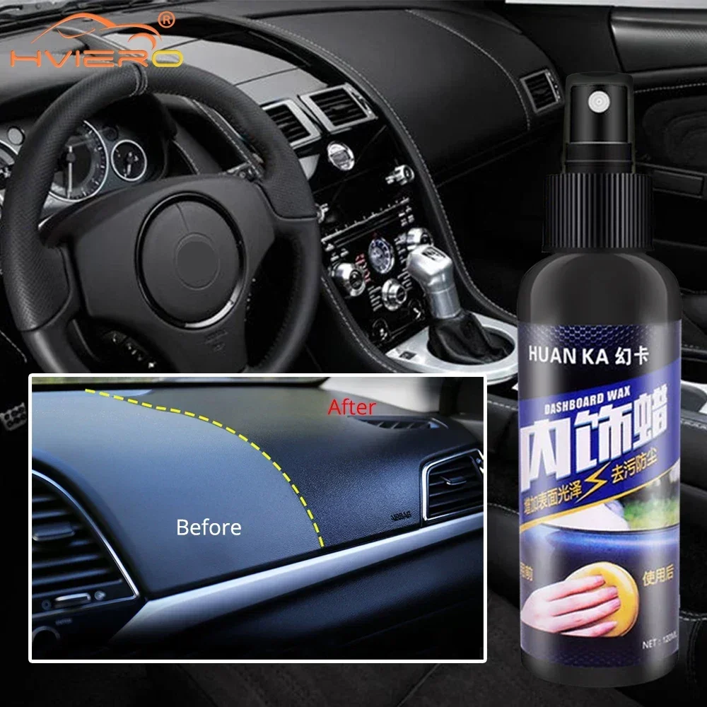 120ml Paint Care Car Interior Cleaning Tool Hard Wax Wet Waxing Tire Wheel Dedicated Refurbishing Agent Cleaner Auto Accessoires