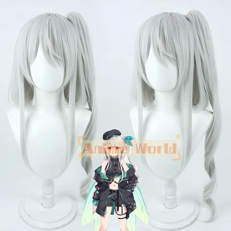 Virtual YouTuber NIJISANJI LazuLight Pomu Rainpuff March 2023 Outfit Cosplay Wig