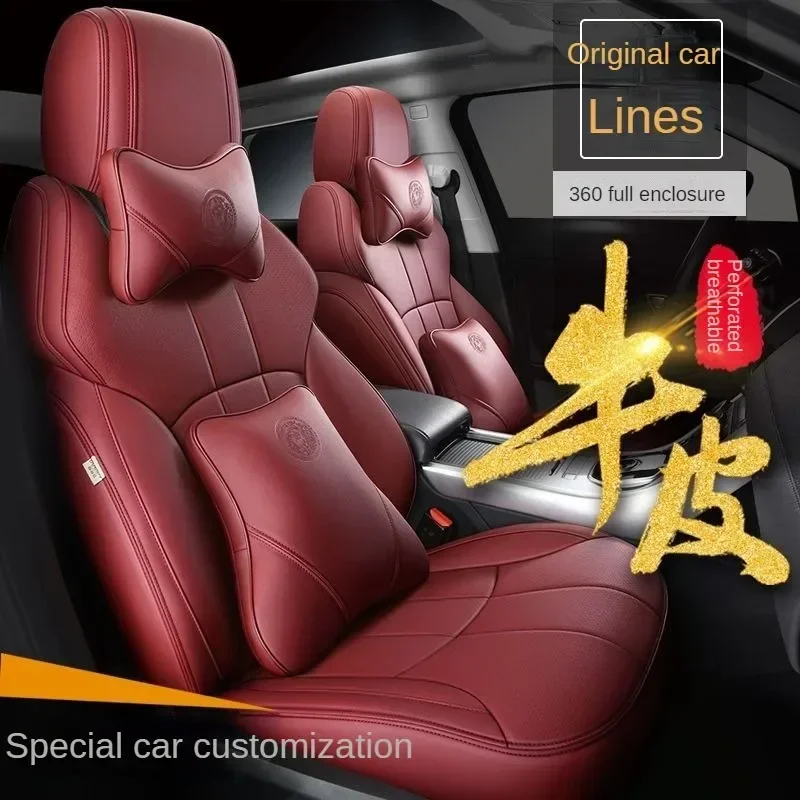 

Universal Surrounding 360 Leather Seat Car Universal Premium Seat Cover Customized Original Car Pattern Car Seat Cover