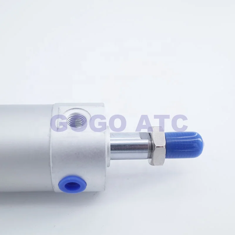 GOGOATC Round Cylinder 40mm Bore 175/200/225/250/275mm Stroke CG1BN Rubber Bumper / CG1BA air Cushion Linear Cylinder Actuator