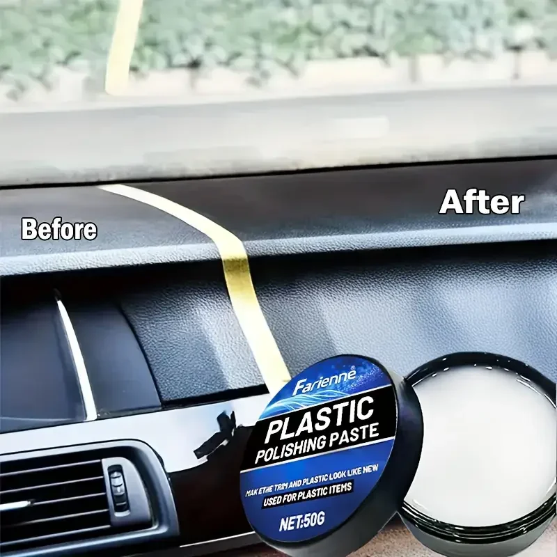 

Черный глянцевый крем для салона автомобиля — покрытие из АБС-пластика и воск на приборной панели, восстановление и обслуживание пасты, восстановление блеска и защита