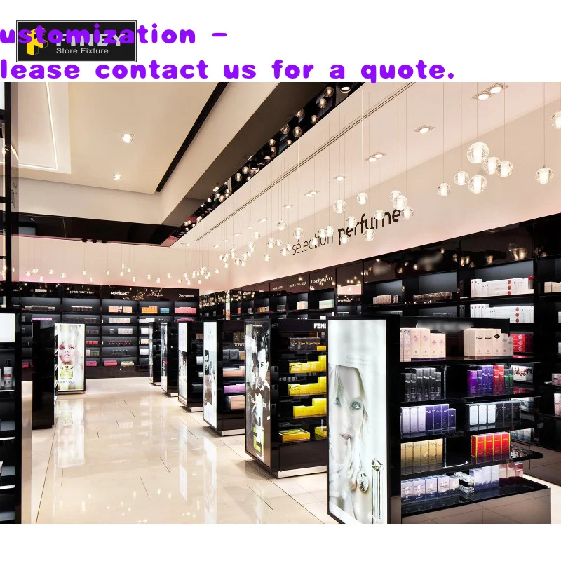 Venta Directa de Fábrica, Diseño de Exhibidores de Cosméticos, Góndola para Exhibición de Cosméticos en Tiendas, Muebles para Exhibición
