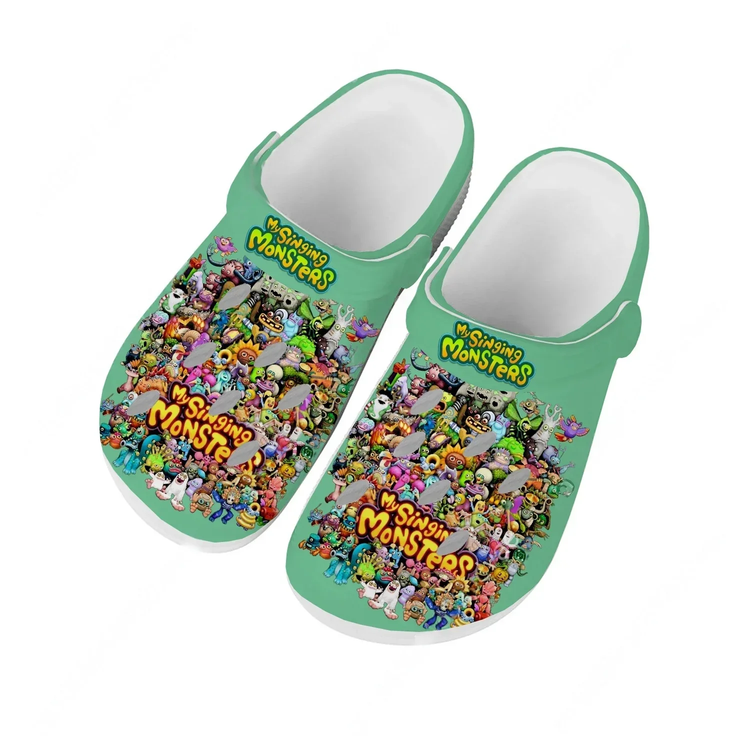

My Singing Monsters Water Shoes Men Women Teenager Comfortable Home Garden Clogs Custom Sandals Beach Breathable Hole Slippers