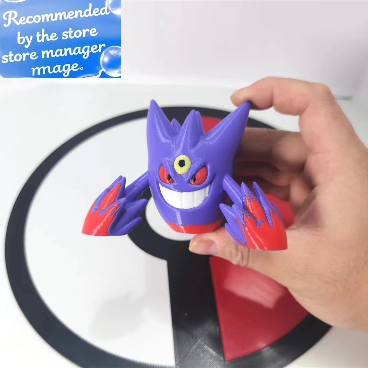 

New Gengar Anime Figures Proportion World 1:20 Diy 3d Printing Cartoon Character Desktop Decoration Collection Model Toy