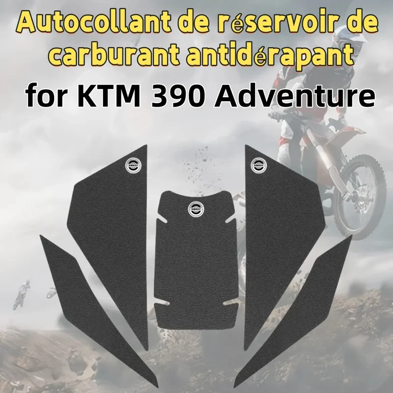 

Наклейка на топливный бак мотоцикла, наклейка на кузов, износостойкая и нескользящая наклейка в форме рыбьей кости для KTM 390 Adventure 2020-ON