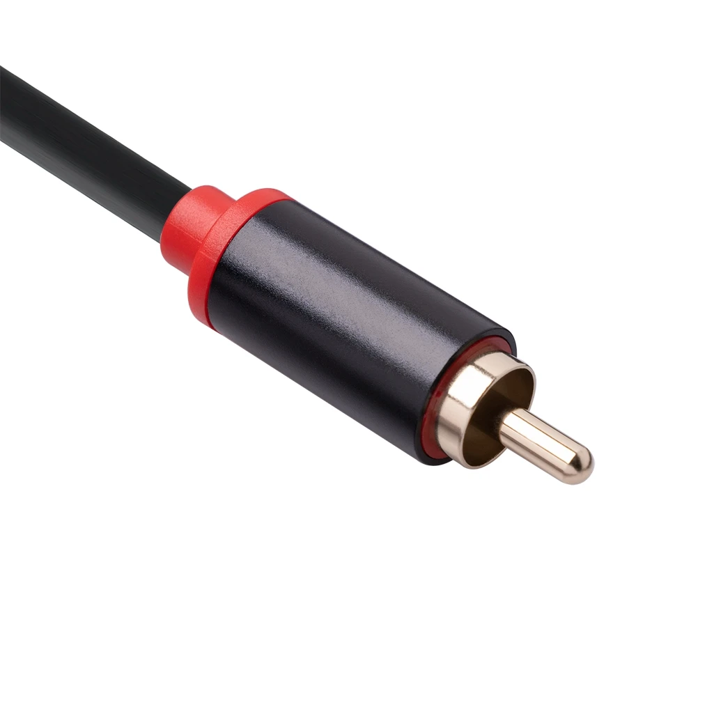 Cable ABZZ-RCA, adaptador de 2 RCA macho a 1 RCA hembra, Cable de Audio Auxiliar para auriculares Edifer Home Theater DVD VCD