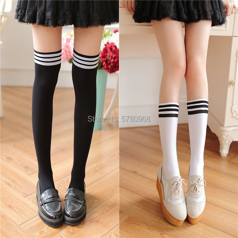 

Free shipping New Socks Fashion Stockings Casual Velvet Thigh High Over Knee High Socks Girls Womens Female super Long Knee Sock