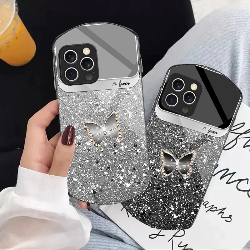 

Blue white dot texture For iPhone 16 15 14 Pro 13 Plus 12 mini 11 13Pro Max XR X S 7 8 6 Elliptical Tempered Glass Phone Case