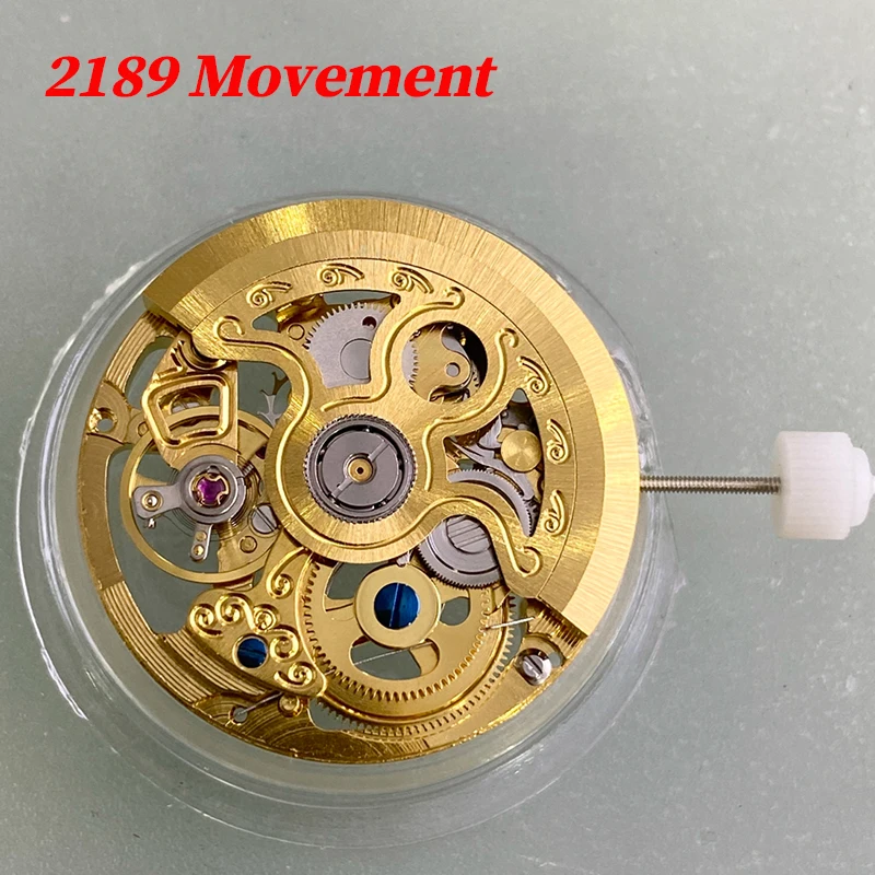 

Новый полый механический автоматический механизм для часов со скелетом Hangzhou 2189, механизм для ремонта часов, детали инструментов для часовщиков
