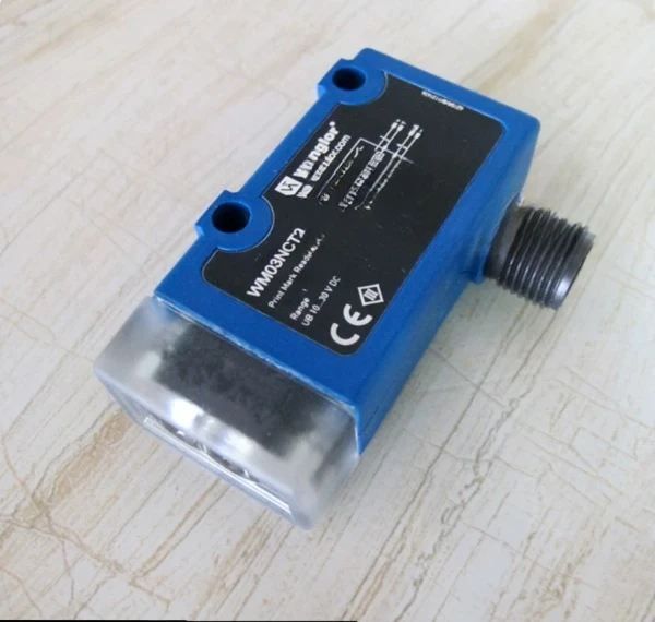 WM03NCT2 WM03PCT2 Print Mark Sensor, 15mm NPN PNP Contrast Reader for Packaging