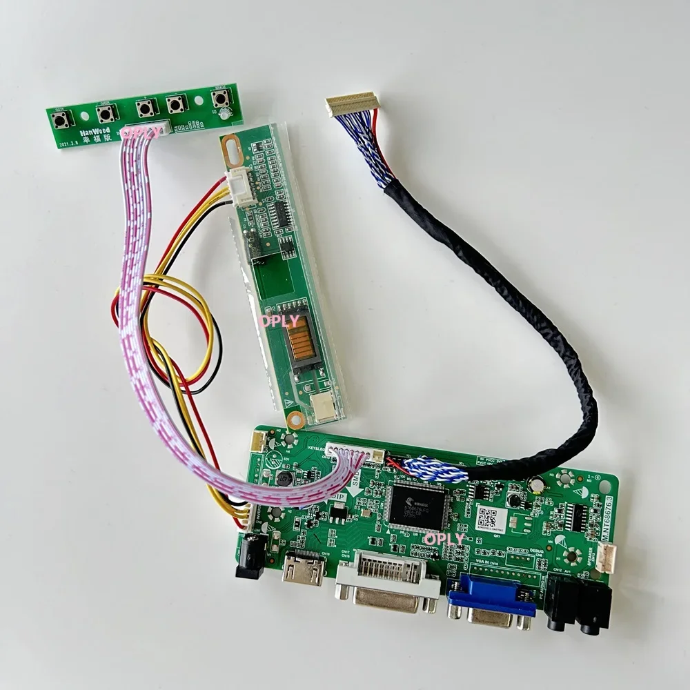 DVI VGA Controller board HDMI-compatible 1920X1200 for LQ154M1LW02 LQ154M1LW01 LQ154M1LW12 LQ154M1LW1C LQ154M1LW1X LQ154M1LW2AA