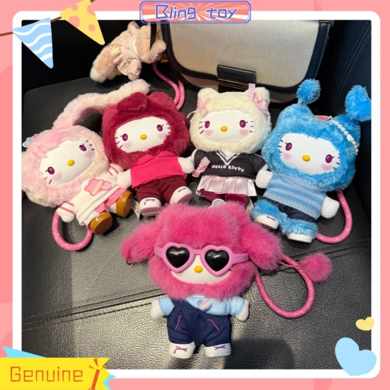 

Новая оригинальная серия Hellokitty Popstar, модная слепая коробка, милый кулон Hellokitty, украшение, игрушка, кукла, орнамент, подарок на день рождения для девочки