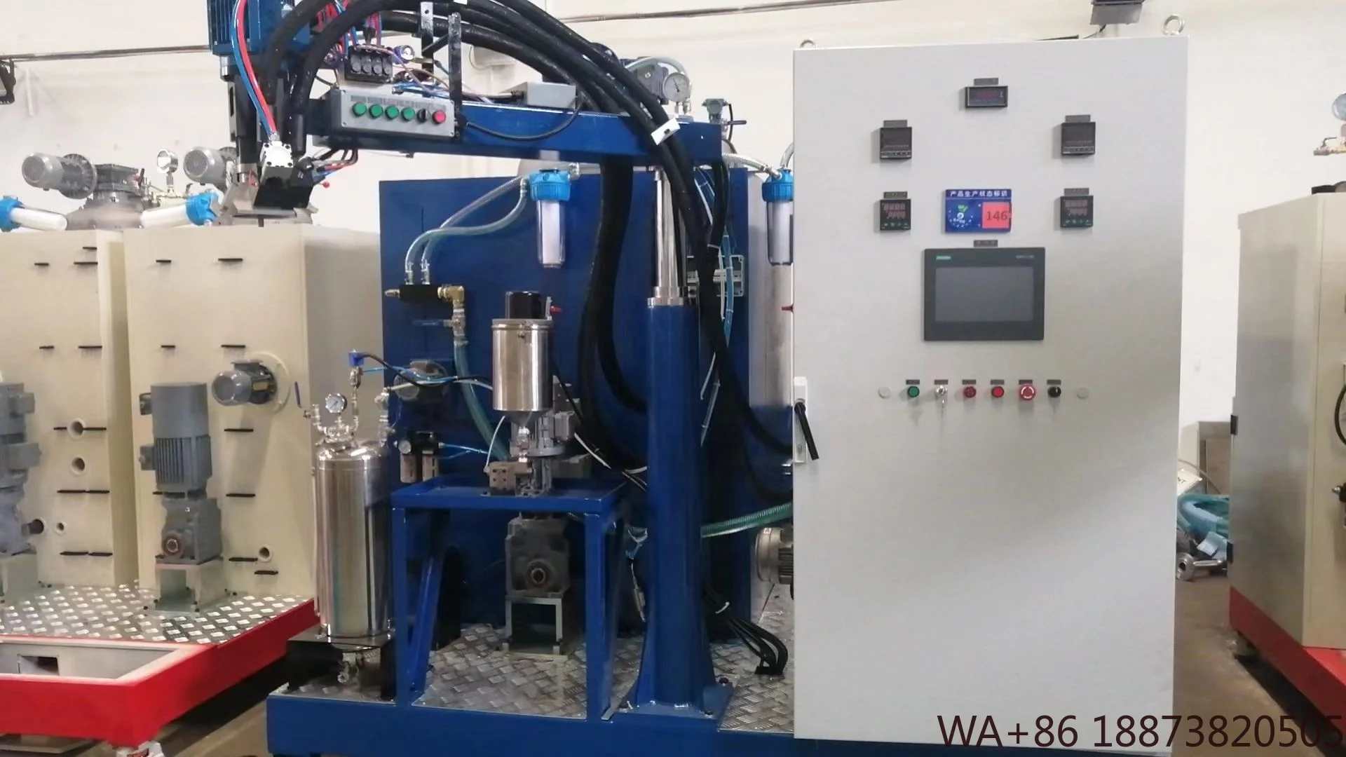 بكرات صنع آلة صب نظام تدفق الشريط لبكرات البولي يوريثين معدات صب البولي يوريثين آلات المضخة ل #1