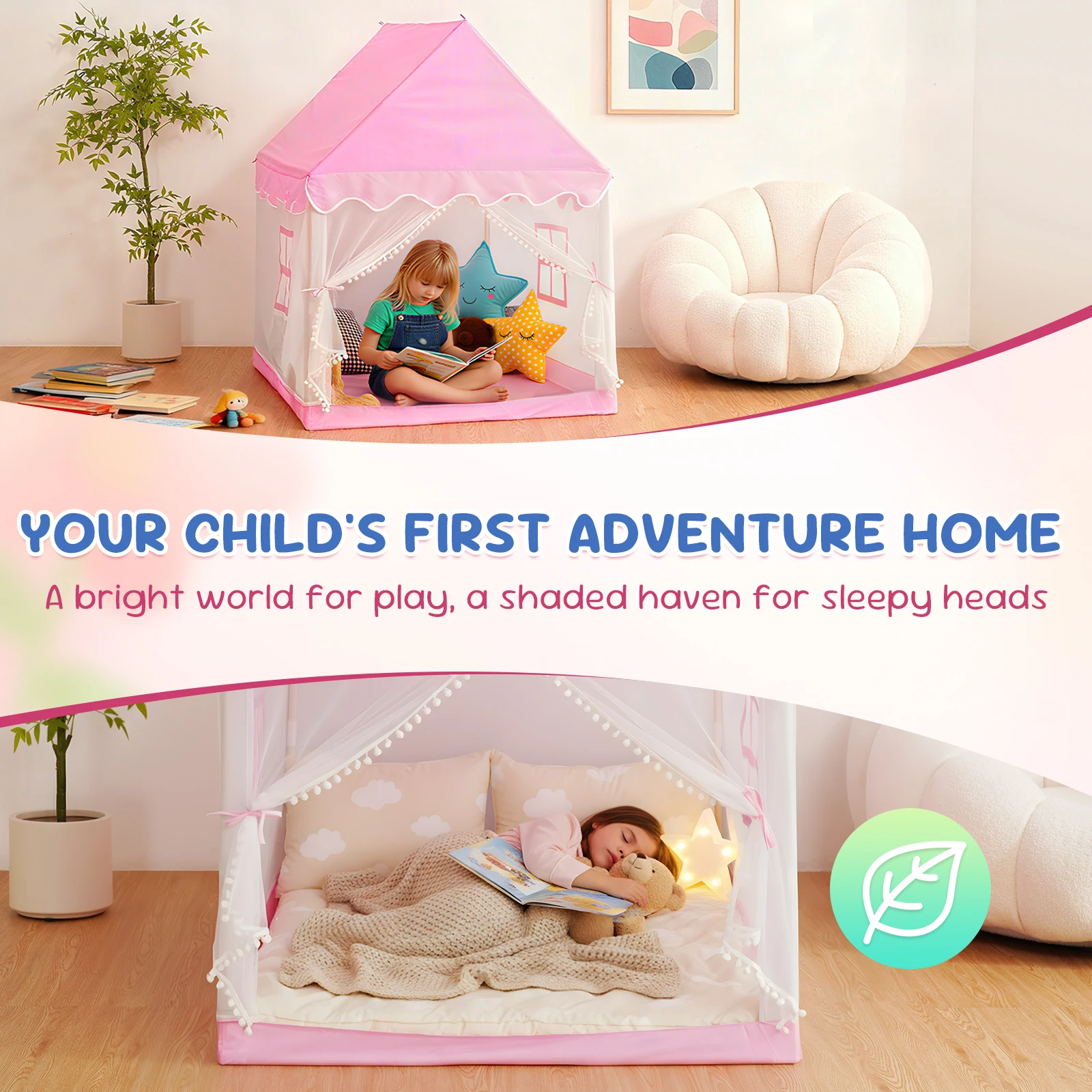 Indoor Outdoor Folding Kinder Zelte Tipi Baby Haus Mädchen Prinzessin Schloss Kinderzimmer Spielzeug Haus Kind Bett Spiel Große Spielzeug Zelte Picknick