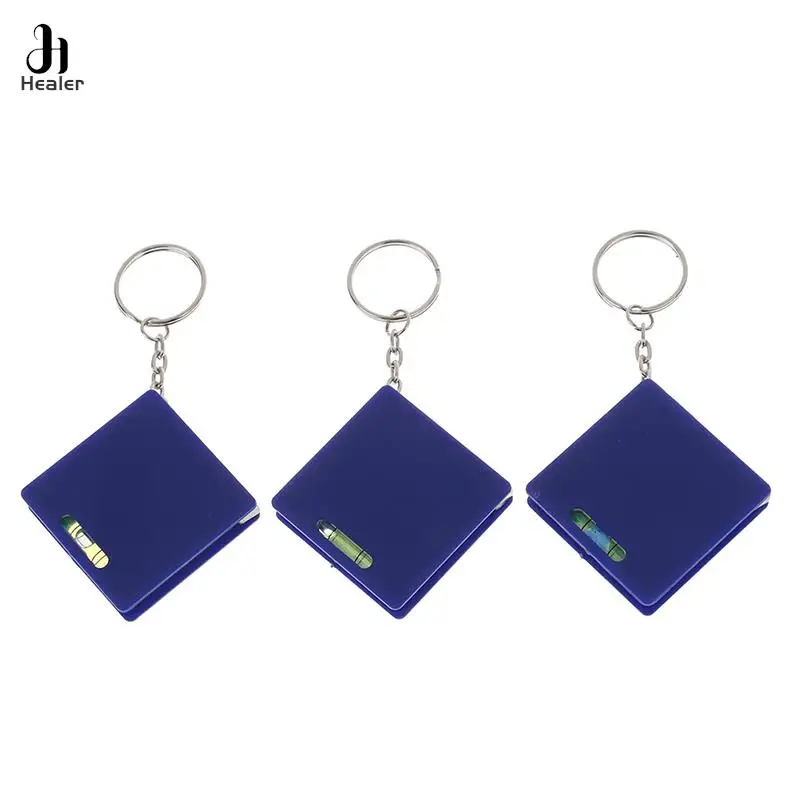 Mini Tape Measure With Key Chain Plastic Portable Retractable Ruler Centimeter/Inch Tape Measure