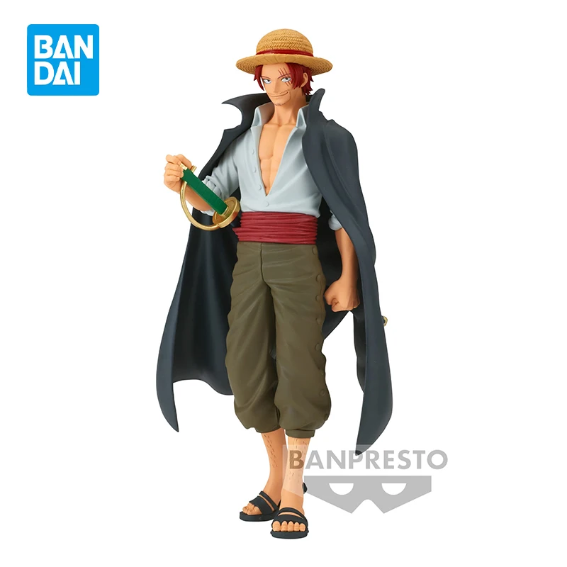 

Original Bandai Banpresto DXF One Piece Shanks Anime Action Figures Model Collection Gift Toys