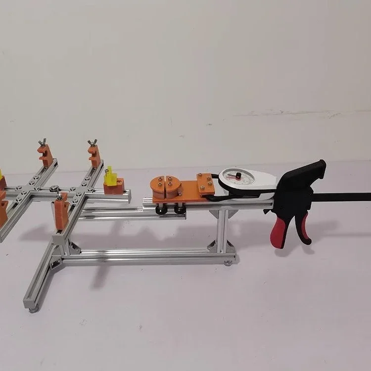 Flat-pull badminton racket, threading machine, household tennis racket badminton racket wire pulling machine