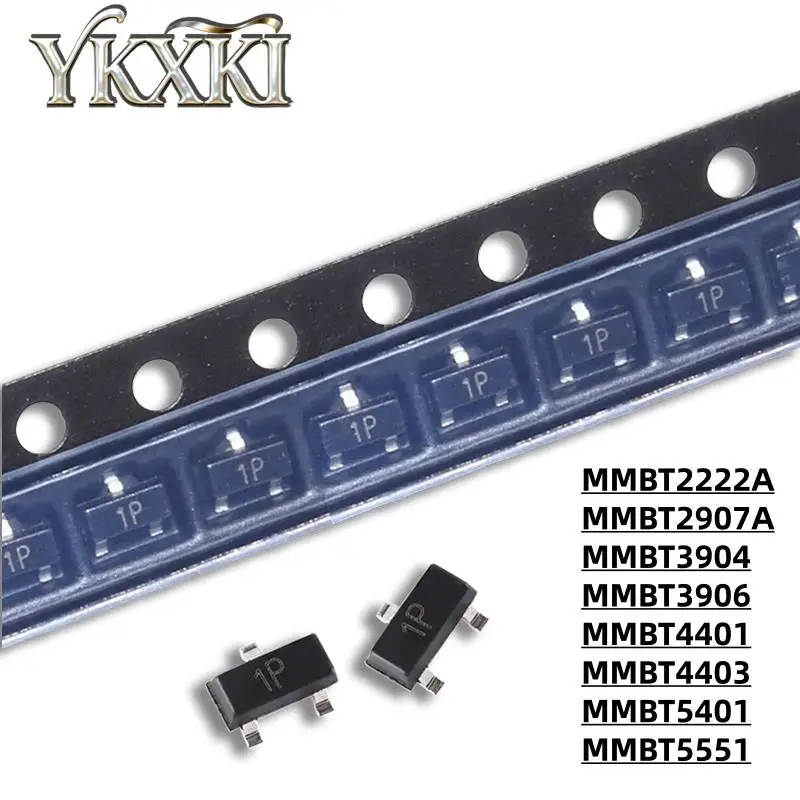 50-100PCS NEW MMBT2222A MMBT2907A MMBT3904 MMBT3906 MMBT4401 MMBT4403 MMBT5401 MMBT5551 Bipolar Transistors