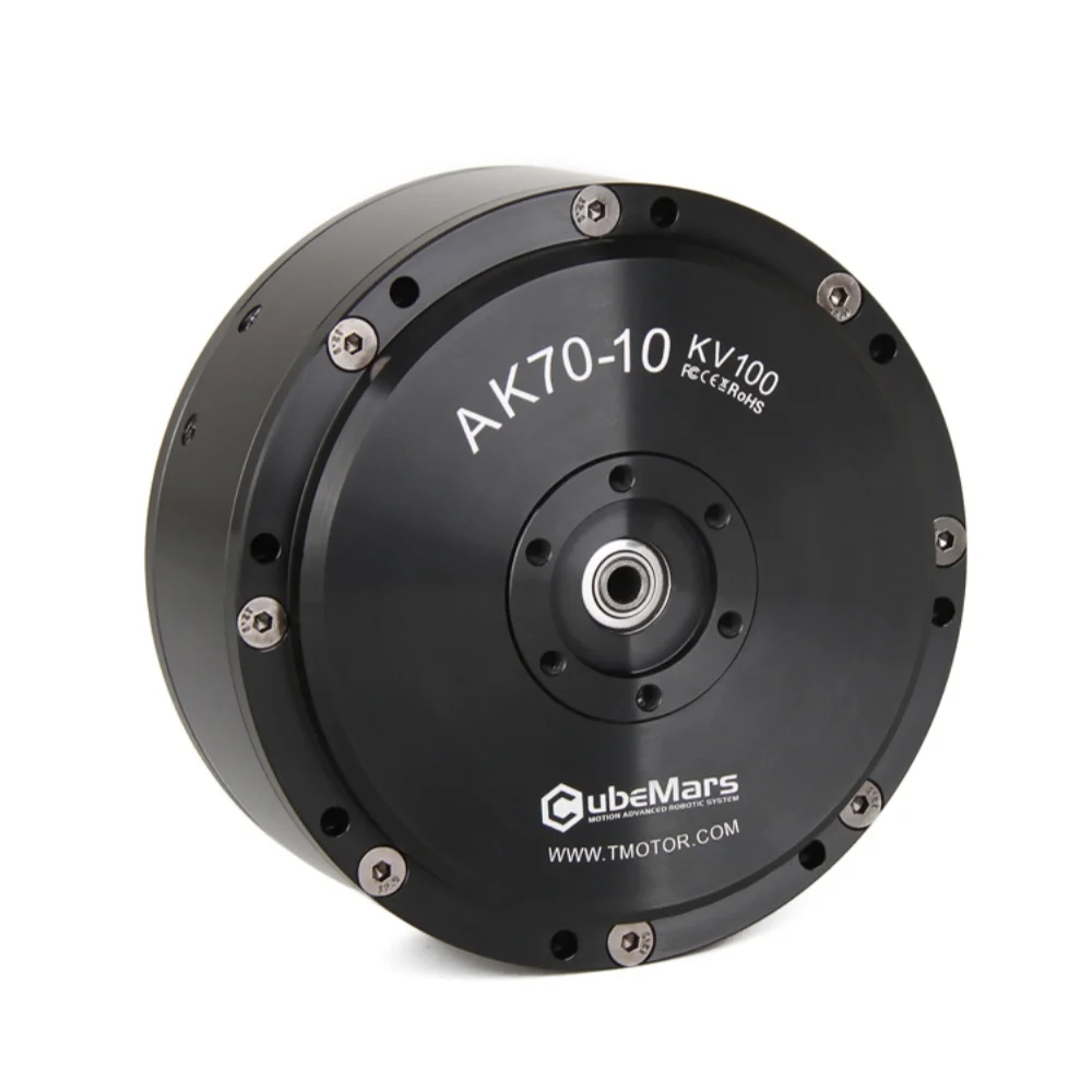 

CubeMars AK70-10 KV100 High Torque Low Rpm Speed 24V 48V Brushless DC Gear Robot Wheel Motor