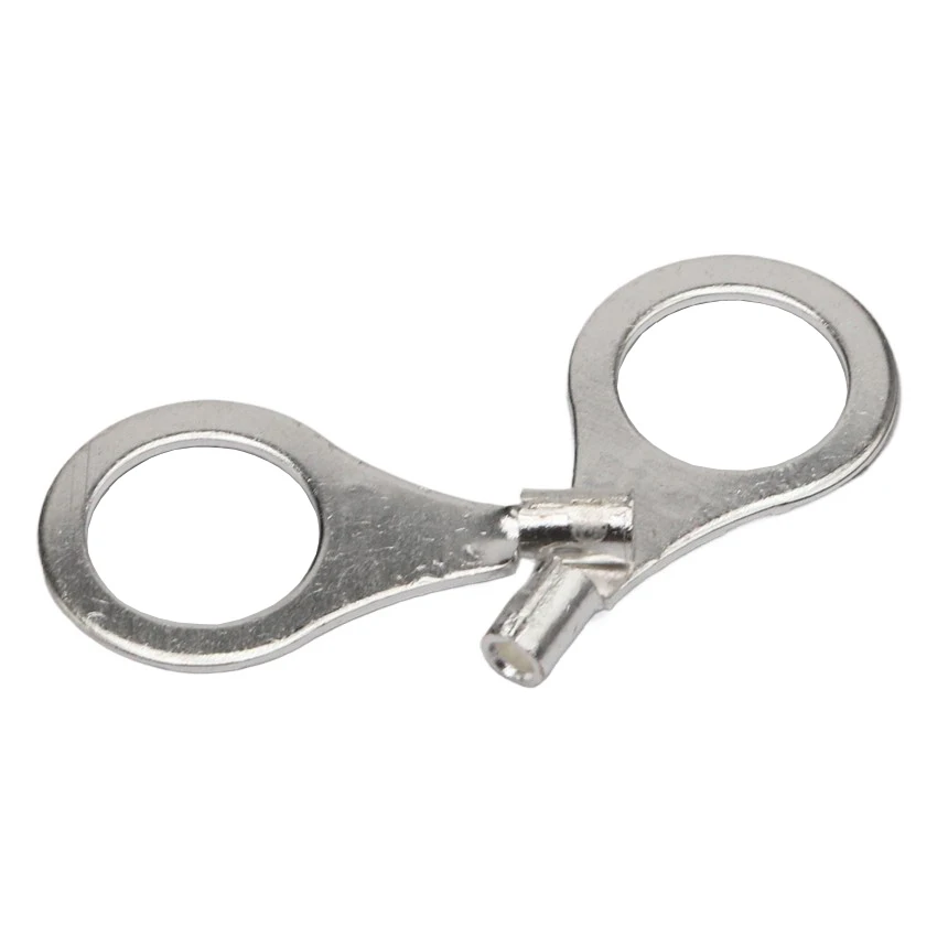 OT OT6-4/5/6/8/10/12/14/16 6mm2 Electrical Wire Cable Copper Round Ring Tongue  Connector Lug Spade Non Insulated Crimp Terminal