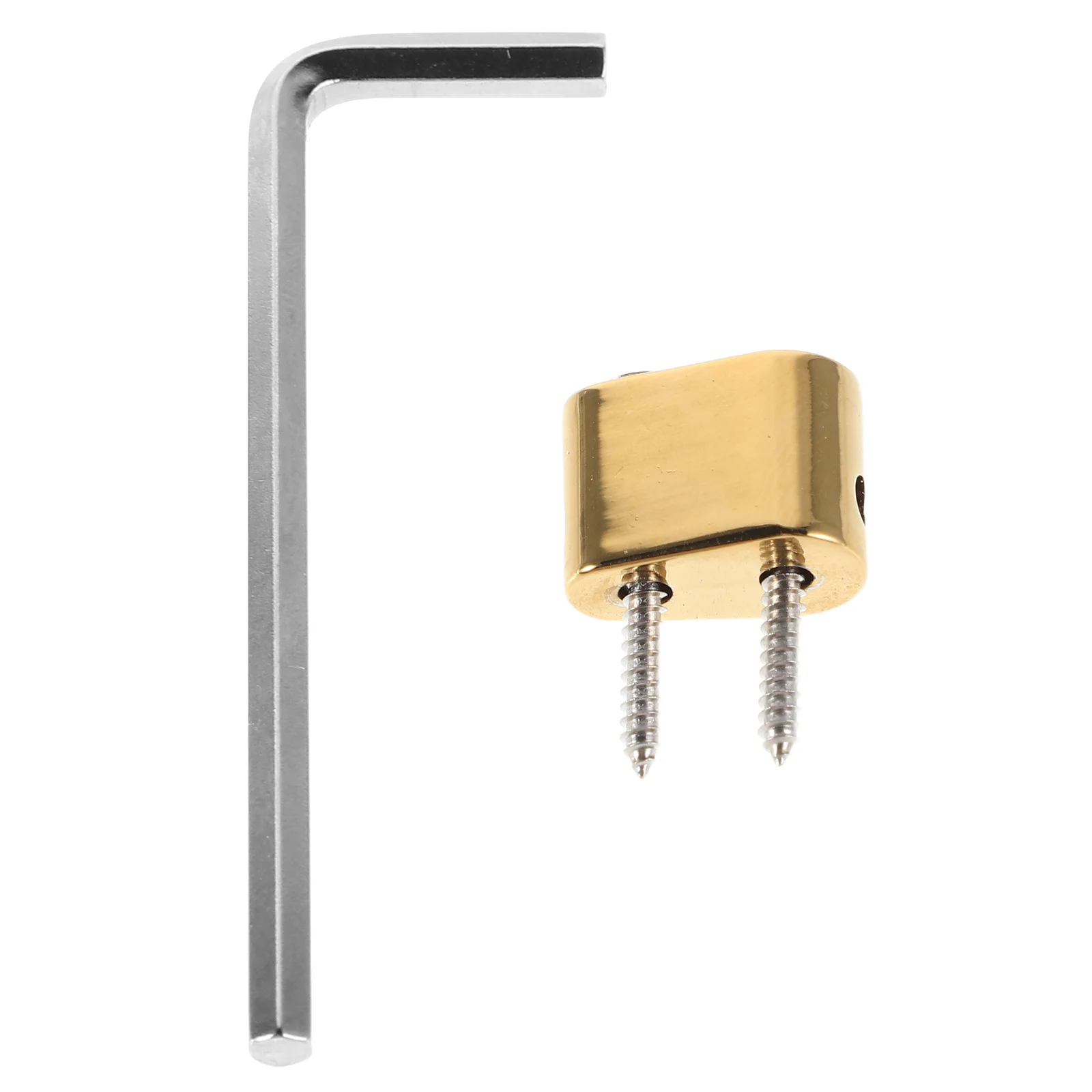 

1 set 1 Set Headless Bass Bridge Golden String Lock Independent Tuning System Sturdy Structure For Electric Guitar Accessories