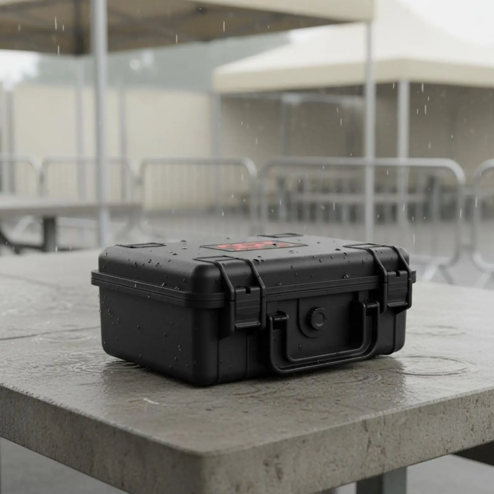 

Graded Card Storage Box Waterproof Trading Card Carrying Storage Container Sturdy Duty Foam Insert for Mobile Use