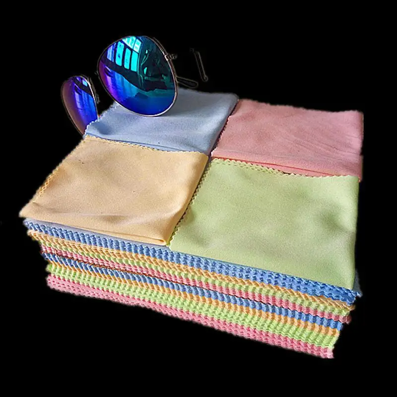 Multi colored eyeglass cloth, wholesale, 100pcs/lot mobile phone screen wiping cloth