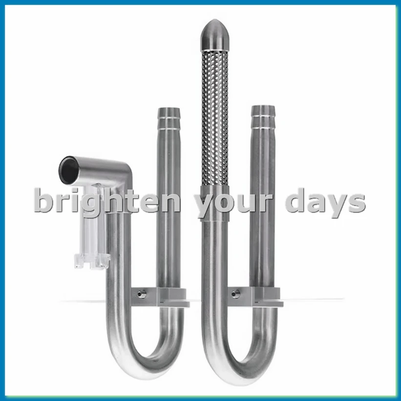 

Мини-трубки-скиммеры из нержавеющей стали для впуска и выпуска воды, фильтр для креветок, аквариумные принадлежности - A63M