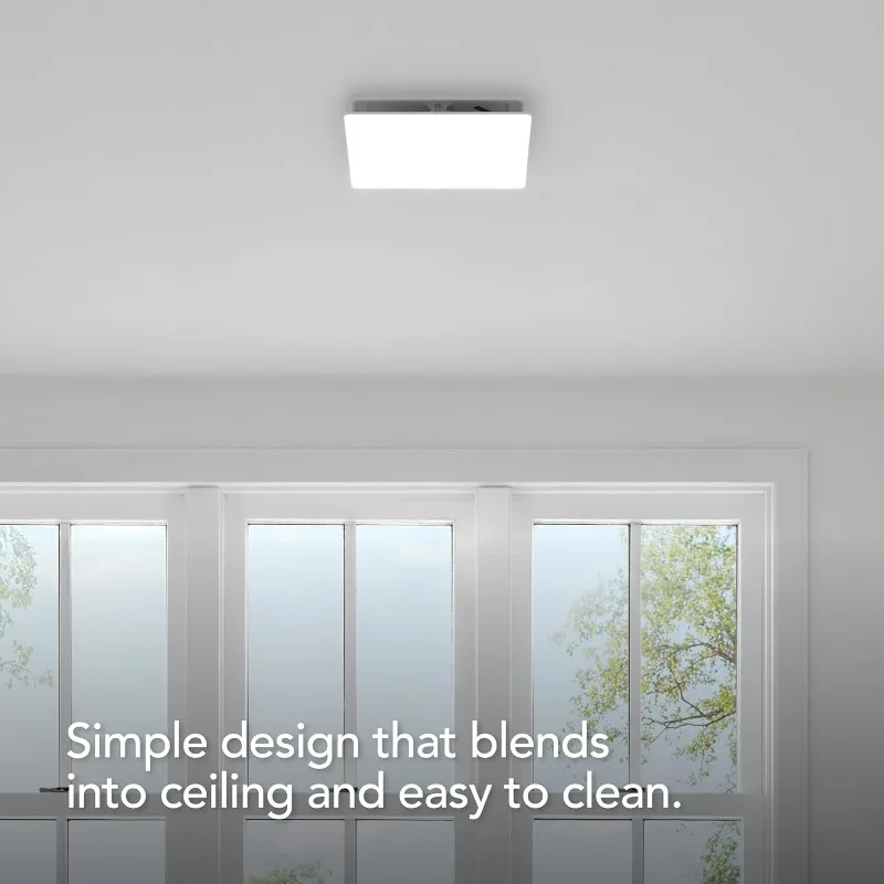 EVOLVE Premium Bathroom Exhaust Fan w/Continuous Run, 110-130-150 Selectable CFM