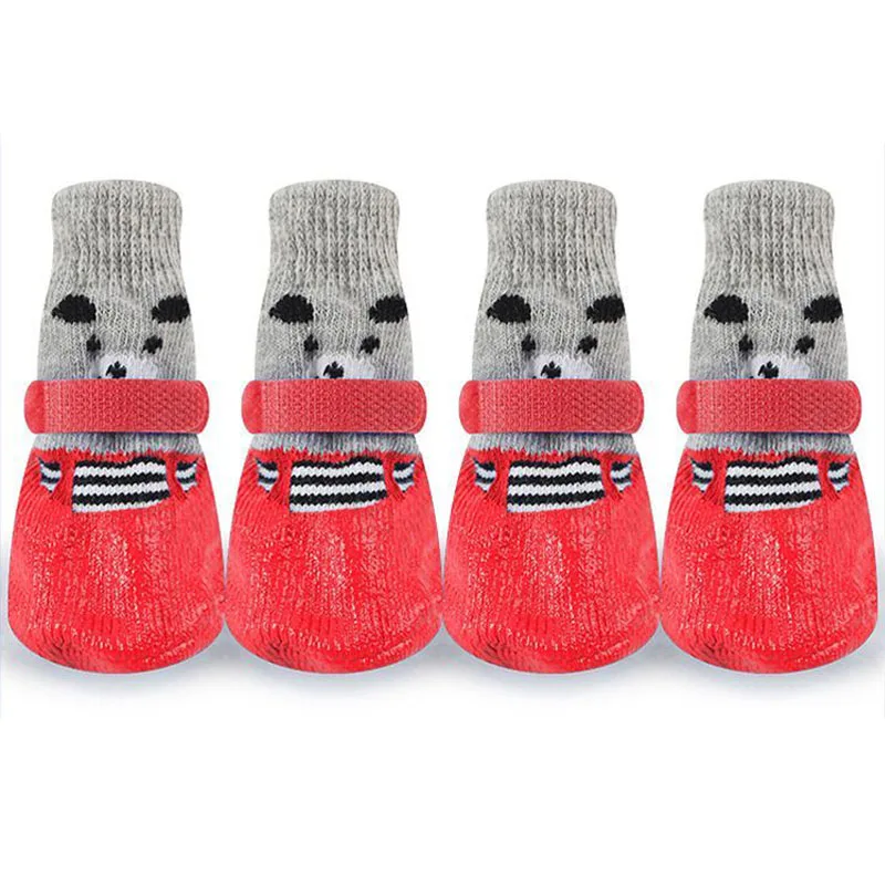Outdoor Waterproof, Anti-Slip, Anti-Drop, Wear-Resistant Small-Sized Dog and Pet Shoes