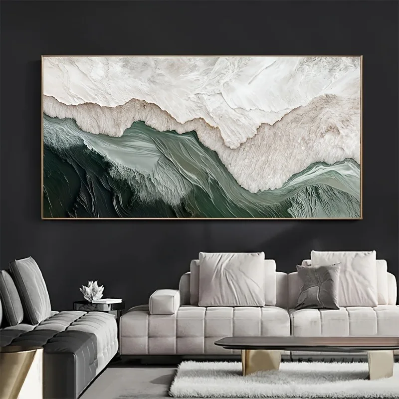 

Large Abstract Gable Art Art Canvas Painting Print, Wall Art Poster, Bedroom Living Room Decoration, Modern Home Decoration