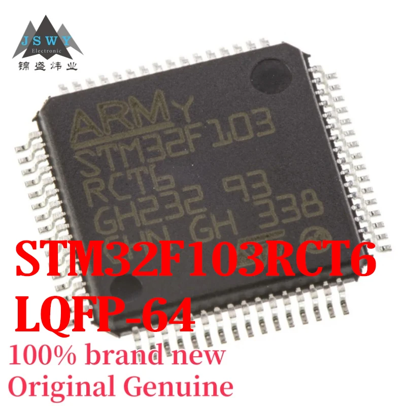 

(5/30 pcs) STM32F103RCT6 LQFP64 32-bit Microcontroller In stock Large inventory Free shipping