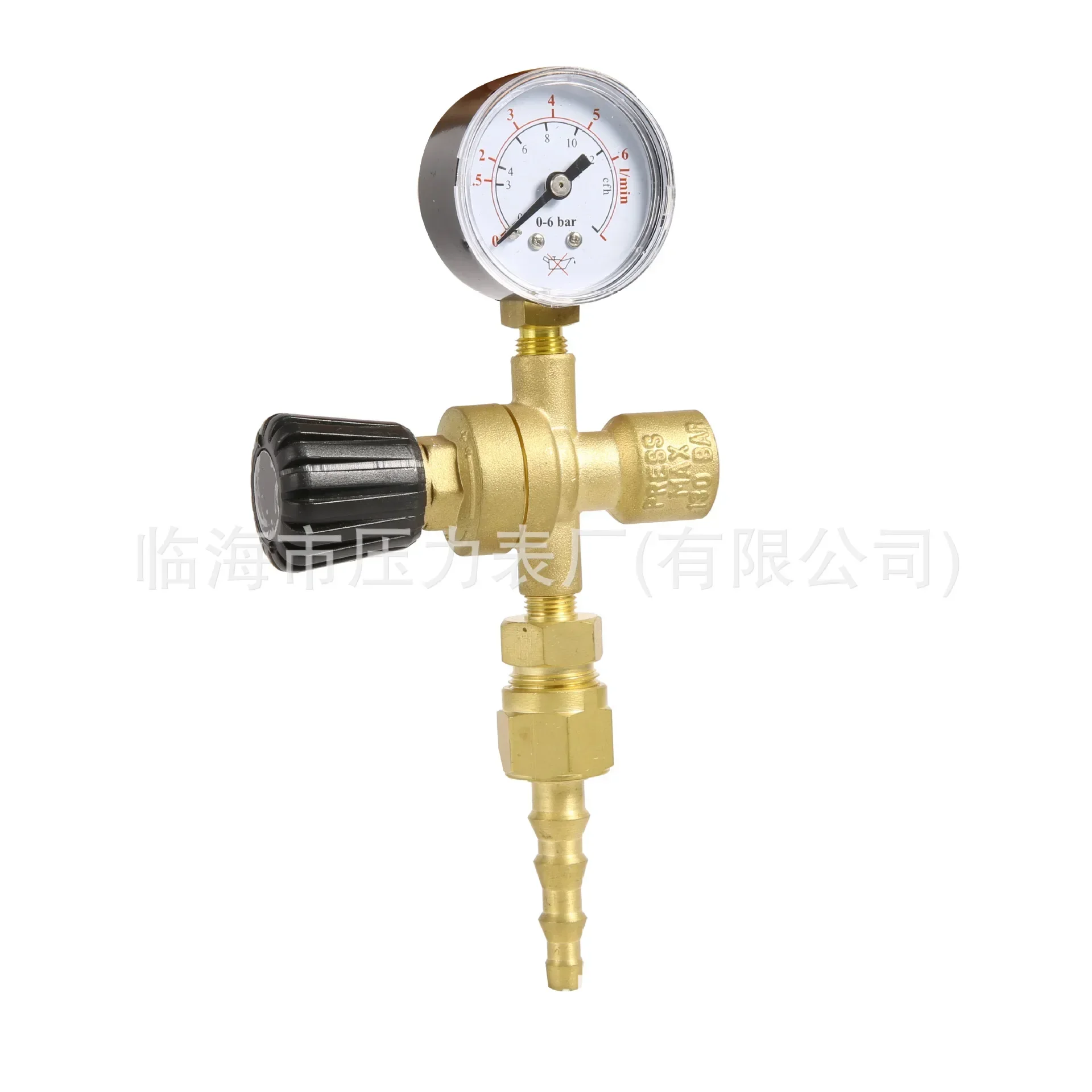 Imagem -02 - Mini Redutor de Pressão de Dióxido de Carbono de Argônio Instrumento de Pressão 36v220v Duas Válvulas Redutoras de Pressão de Soldagem M10 1