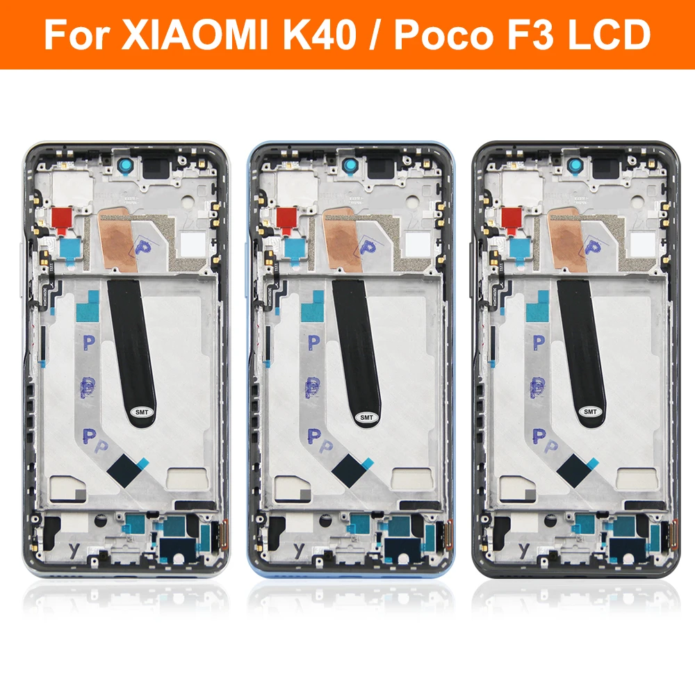 100% Teste For Xiaomi Poco F3 LCD M2012K11AG Display Touch Screen Digitizer Assembly For Xiaomi Pocophone F3 Pro Display